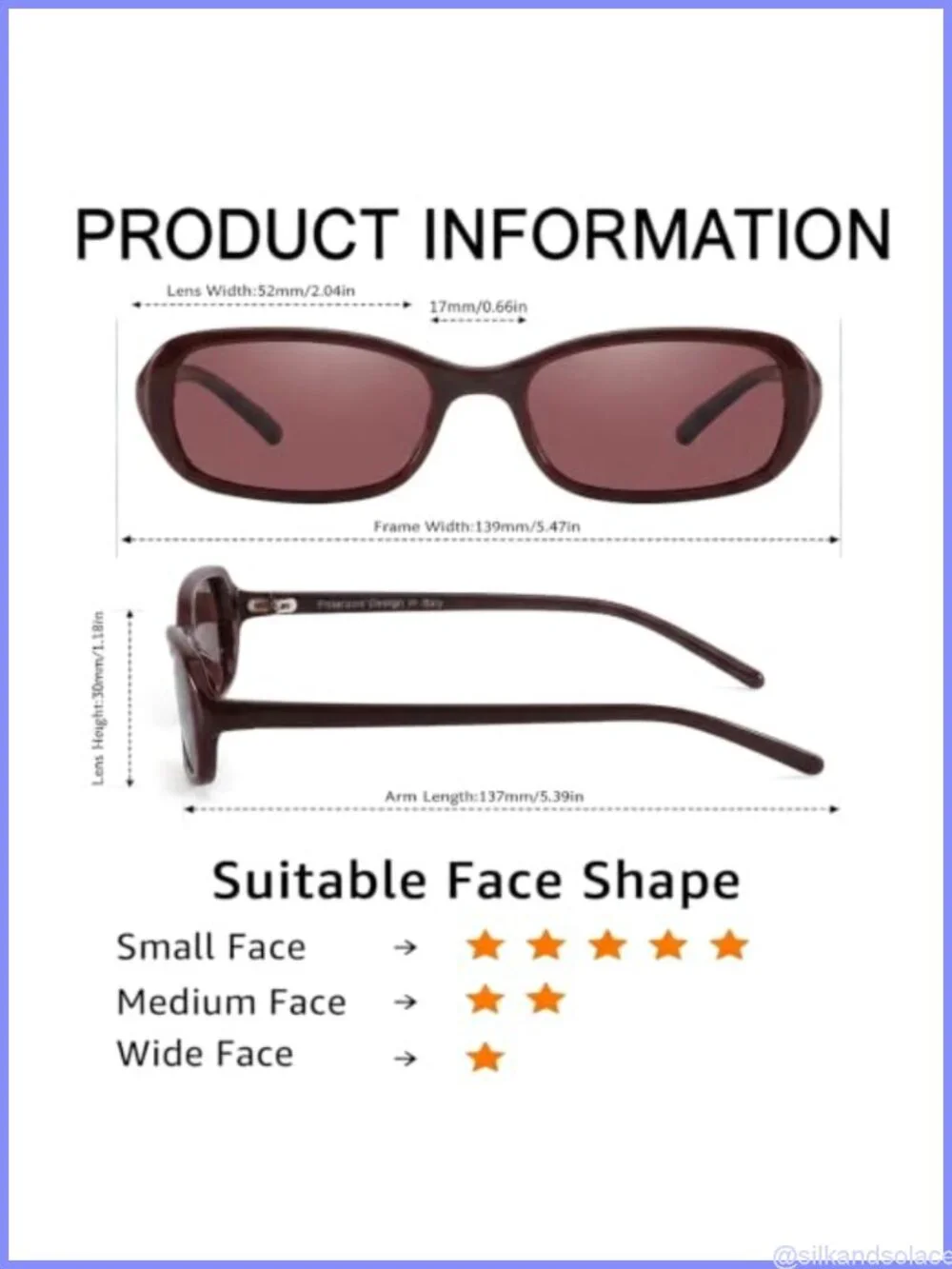 Oval Retro Polarized Sunglasses UV400 Half-Frame Lightweight Unisex Adult